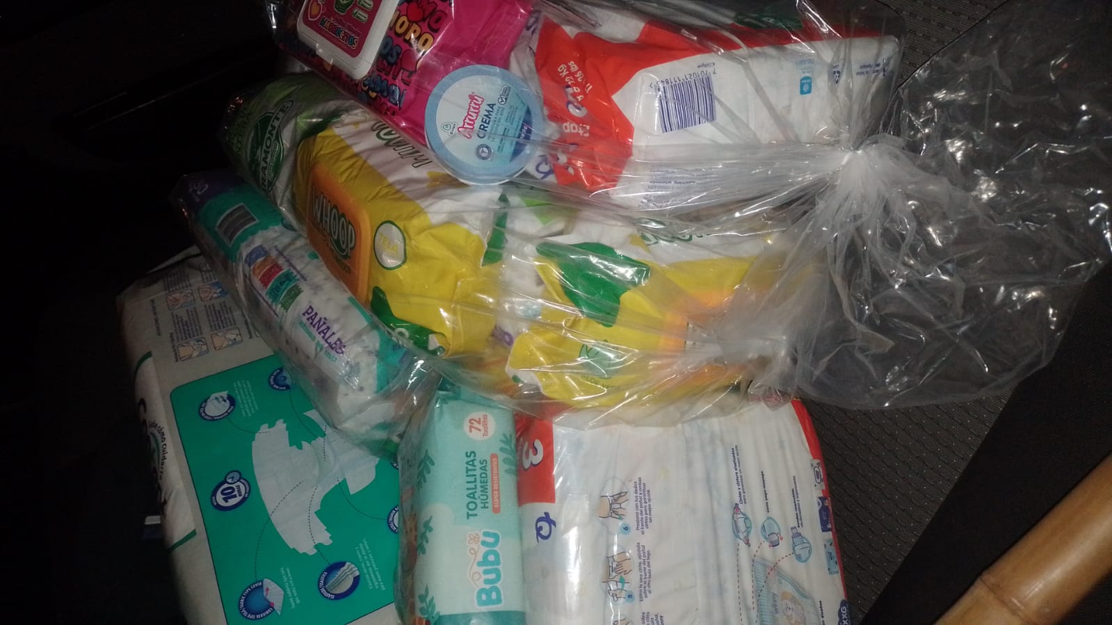 Ayudas enviadas de Santa Rosa - Donación entregada