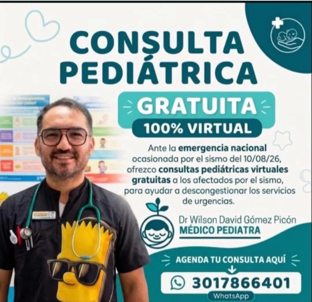 Consulta pediátrica gratuita
