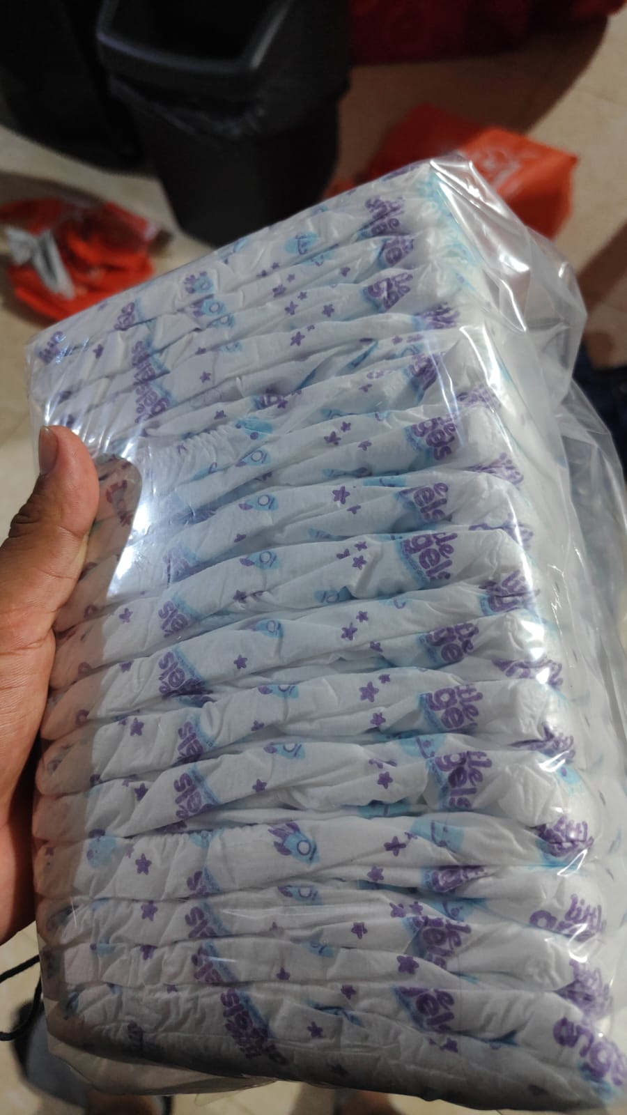 Donación paquete de pañales