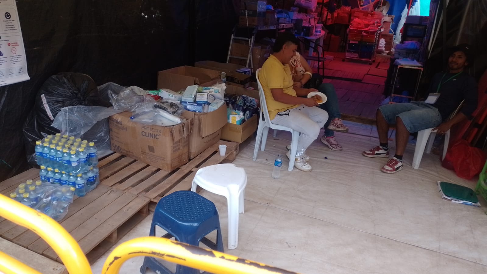 Entrega de agua