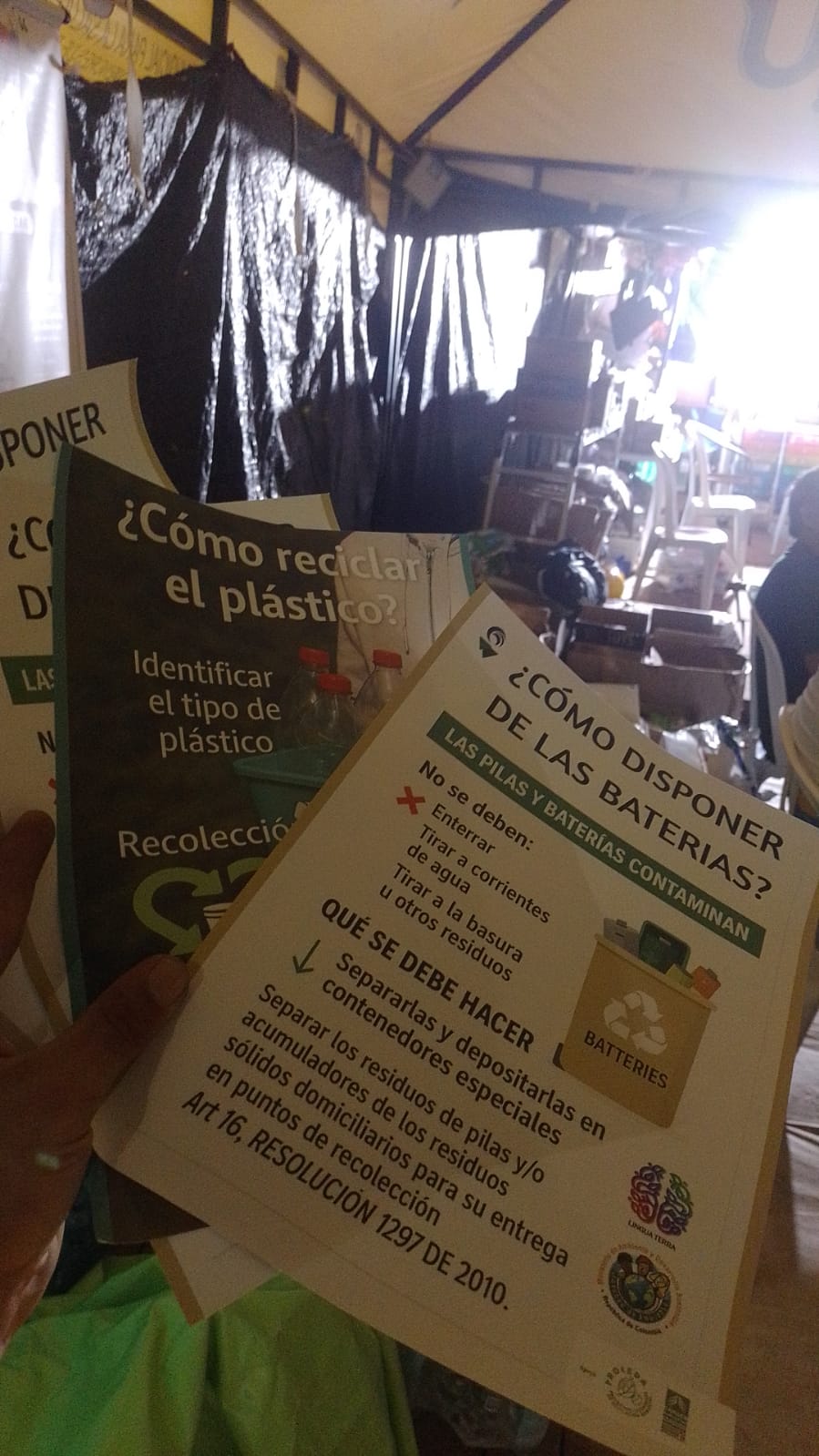 Material de apoyo para recolección de residuos