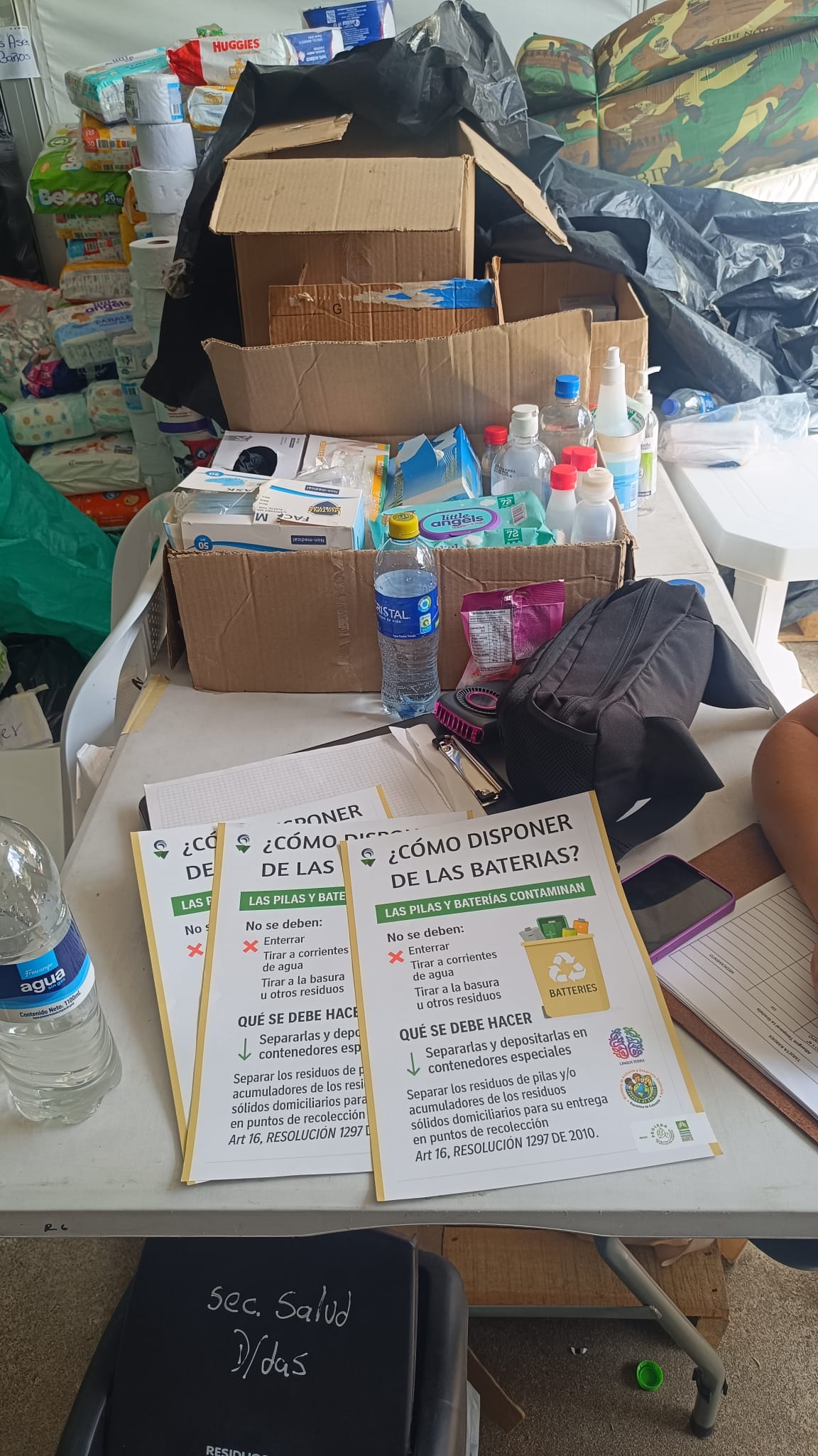 Material de apoyo para recolección de residuos