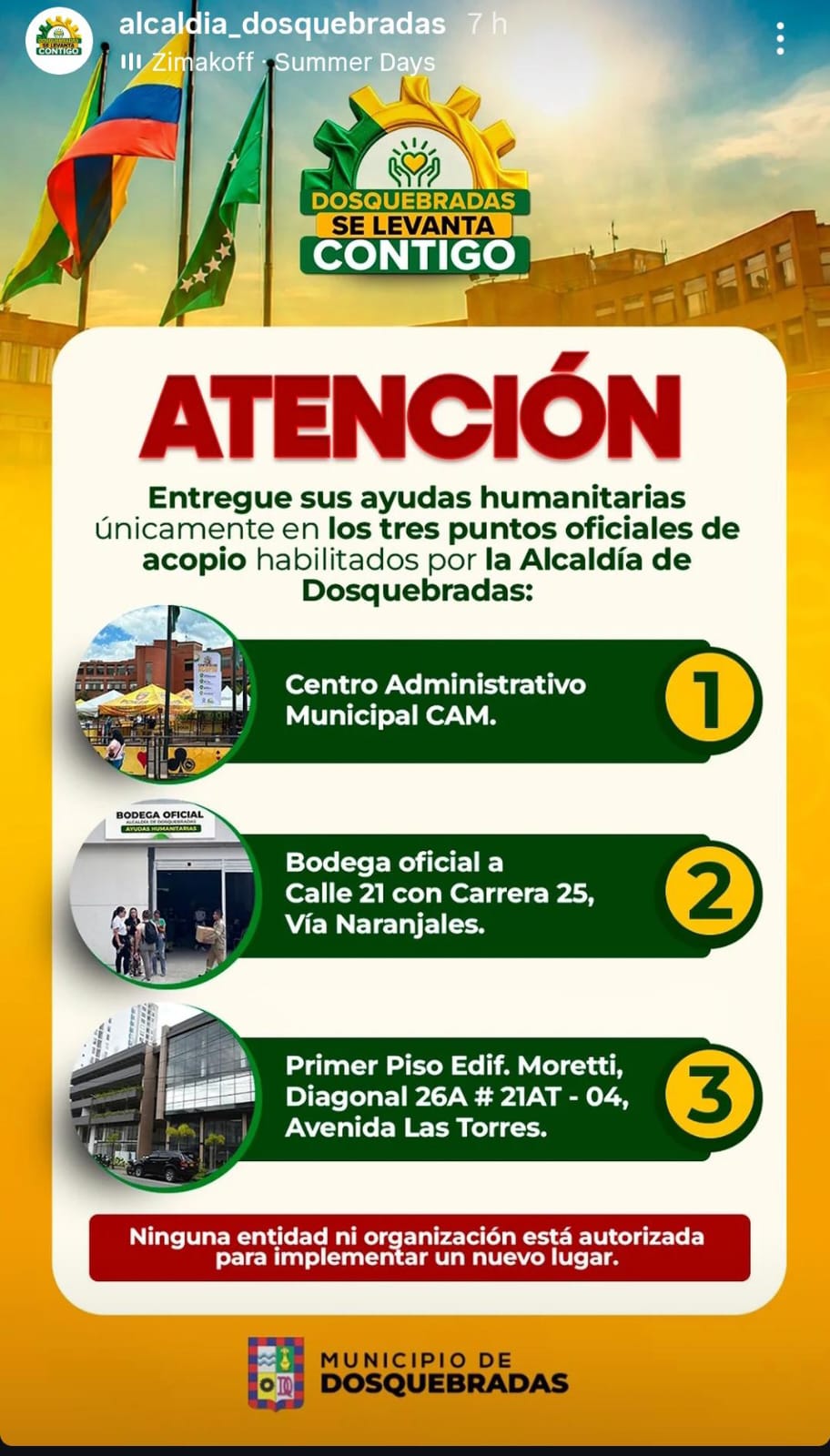 Centro de acopio Dosquebradas