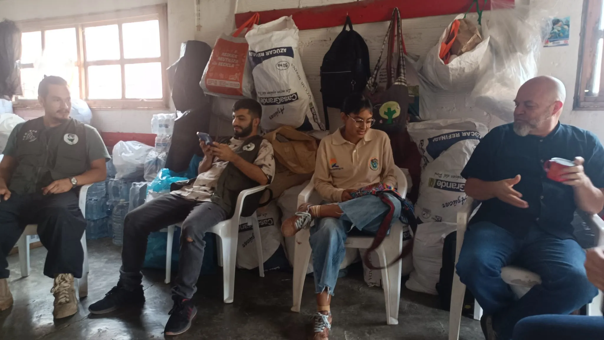 Visita centro de acopio El Manzano
