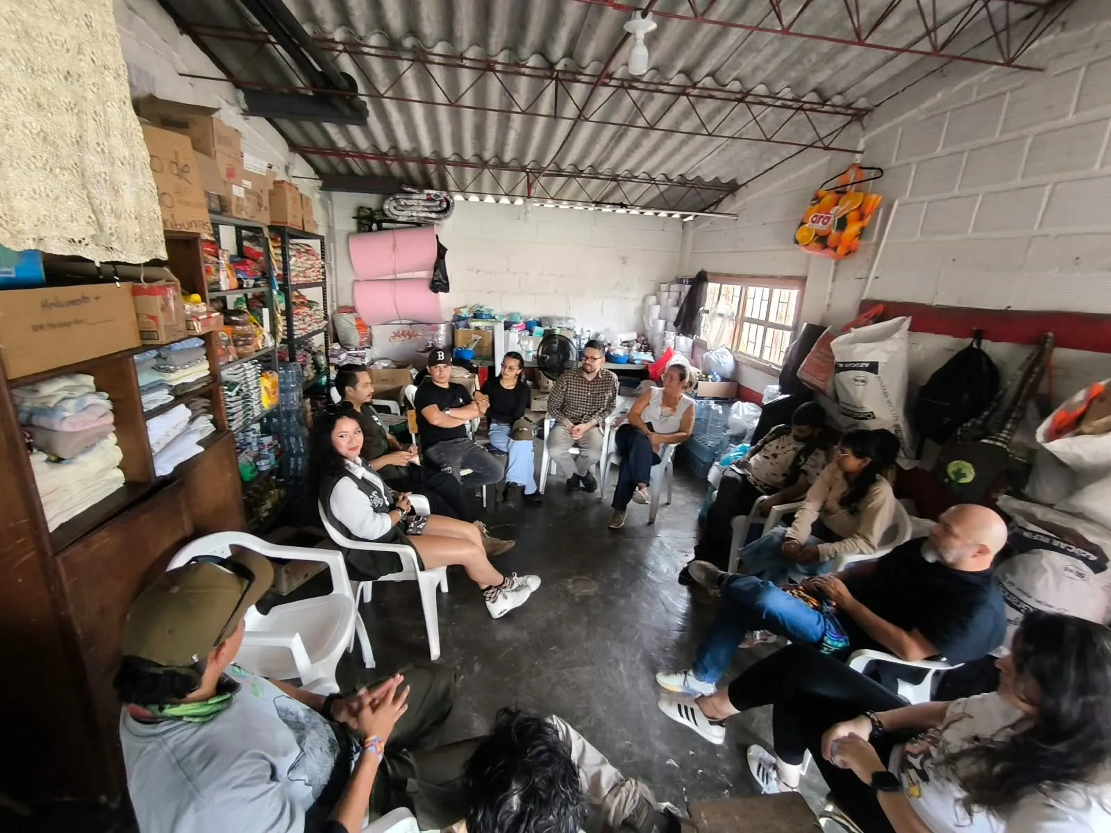 Visita centro de acopio El Manzano