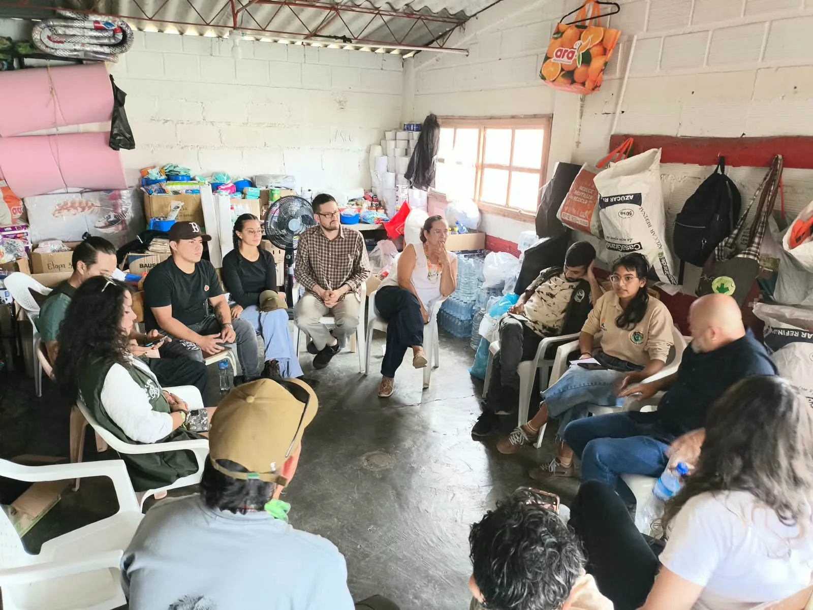 Visita centro de acopio El Manzano