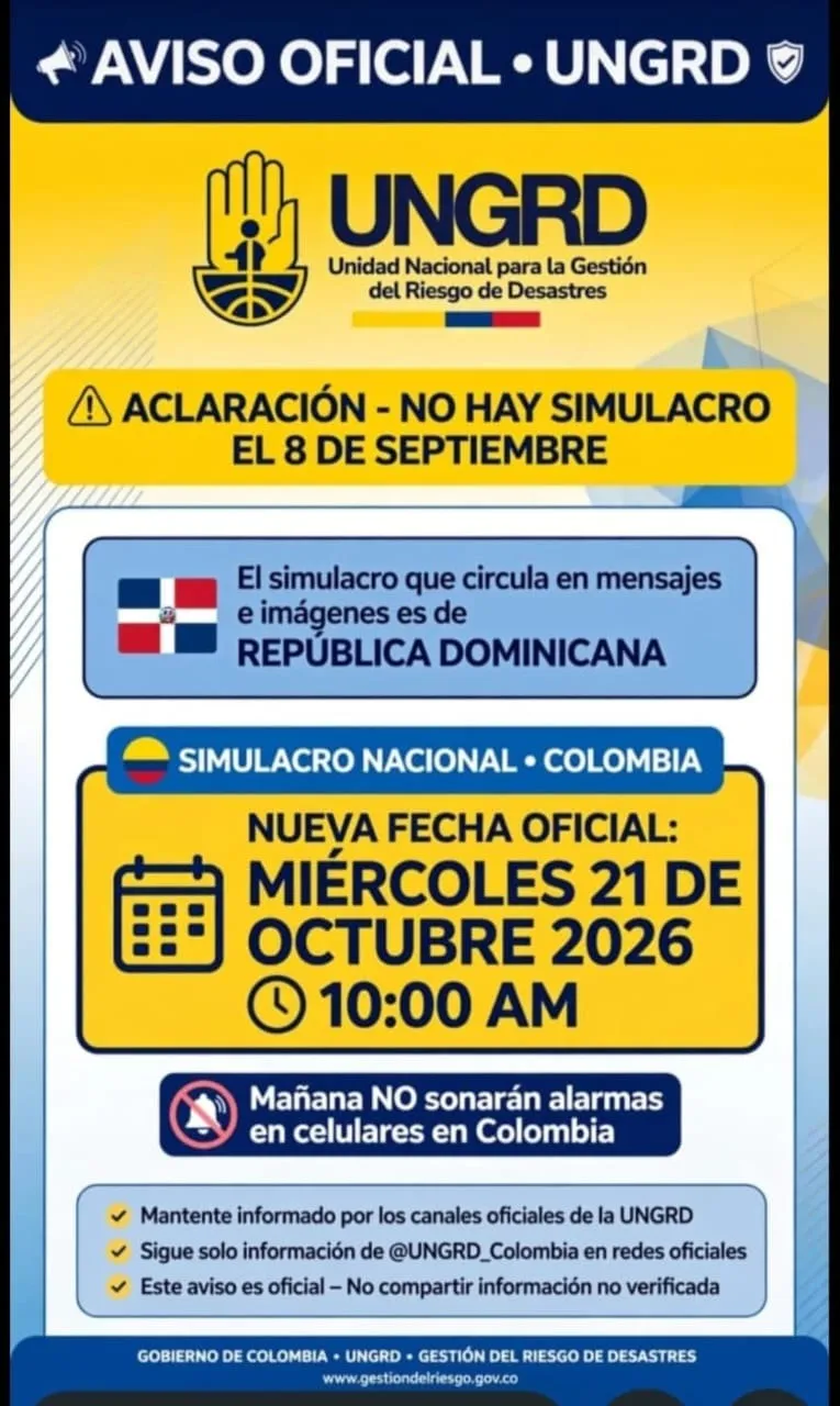 Simulacro Miércoles 21 de Octubre